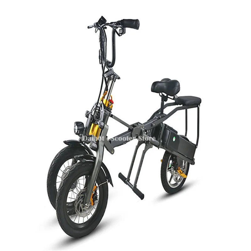 Daibot Fast Electric Scooter 3 Wheels Electric Bicycle 14 Inch 48V 350W One Button Portable Folding Electric Bike For Adults (26)