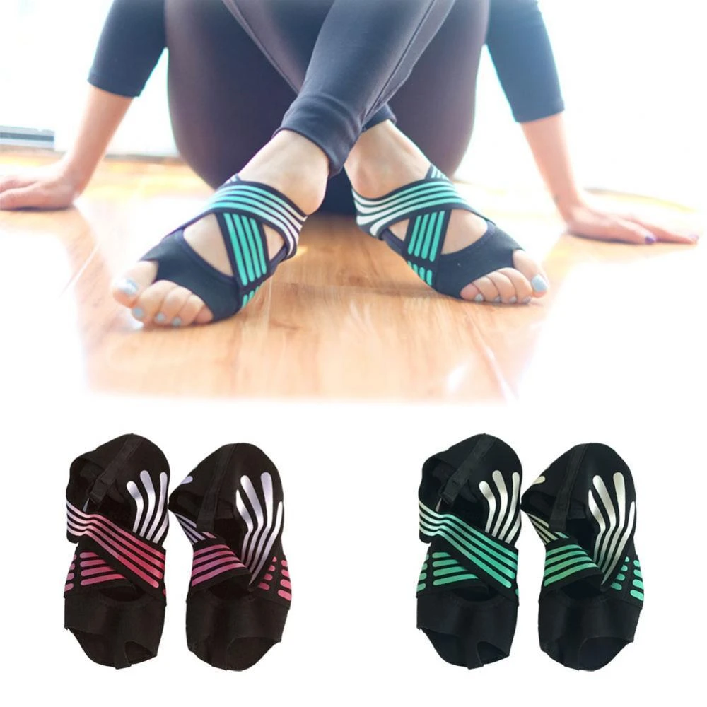 Calcetines antideslizantes de dos colores para para Yoga, Fitness, baile, Pilates, Ejercicio en interiores, Yoga, gimnasio| | - AliExpress