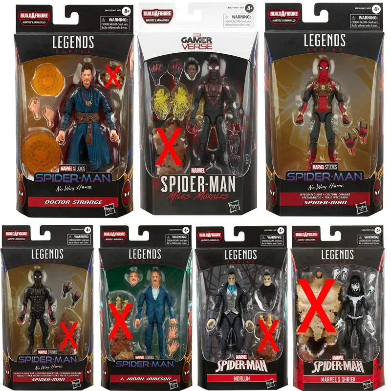 Original Hasbro Marvel Legends Spider-Man Series Buildafigure Armadillo Doctor Strange 6-Inch Action Figure Collectible Toy | Игрушки и