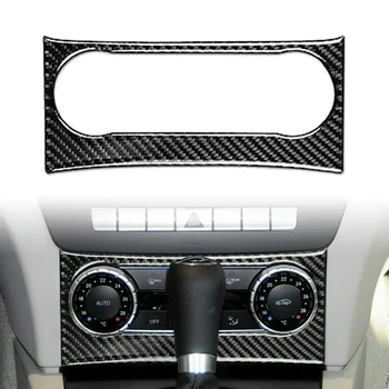 

Carbon Fiber Car Air Conditioning Panel Cover Trim For Mercedes Benz C Class W204 2010 2011 2012 2013