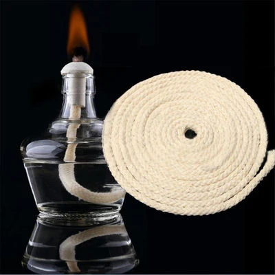 NEW 10Pcs/set Cotton Wick Alcohol Lamp Wick Kerosene Lamp Candle Wick Torch  Oil Wine Bottle Product Accessories Lamp Wick