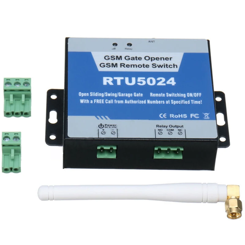 

Rtu5024 GSM Opener Relay Switch Phone Wireless Remote Control Door Access DC 2A
