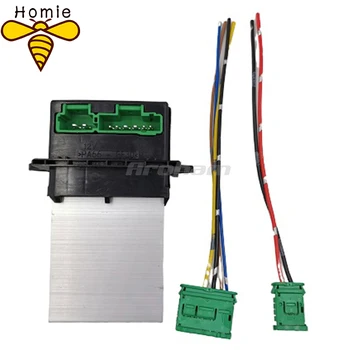 

27150-ED70A 6441.L2 7701048390 7701207718 Heater Blower Resistor+Connector/Wire For Renault Citroen C2 C3 C5 Peugeot 406 107 207