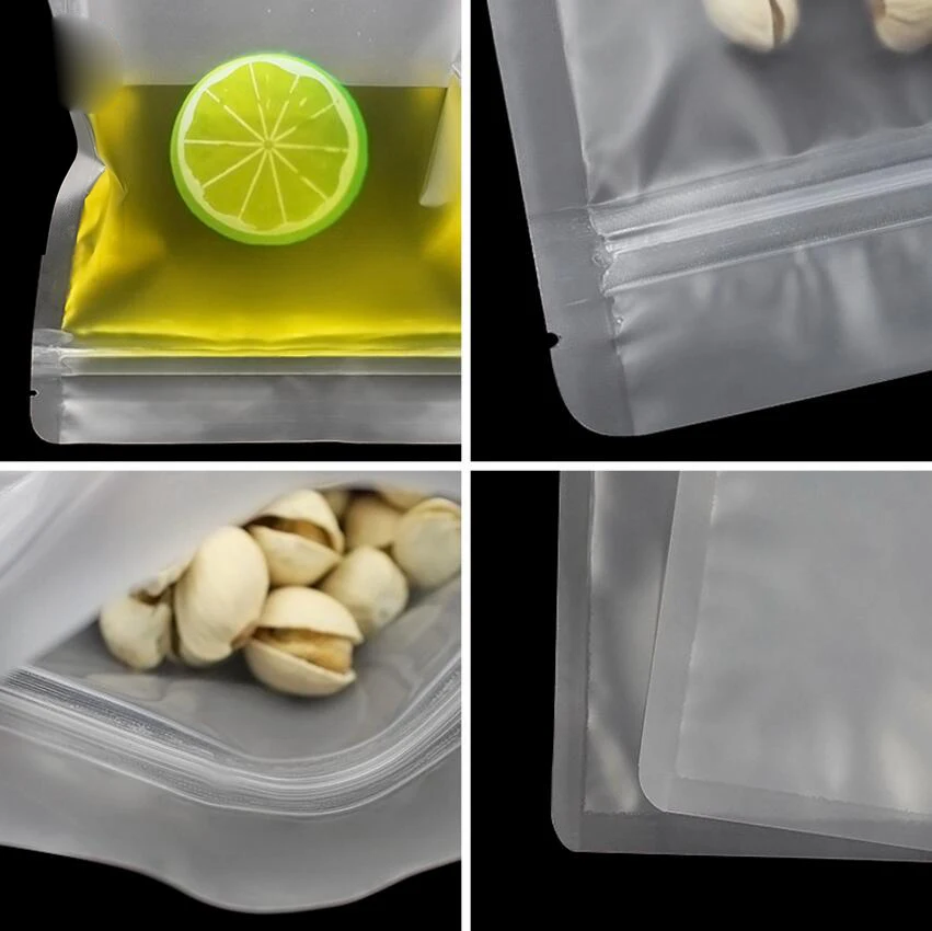Высокое качество 100 шт/партия самозапечатывающийся Ziplock матовый чай для очищения мешок еды мешки пластиковые упаковки для кофе чая