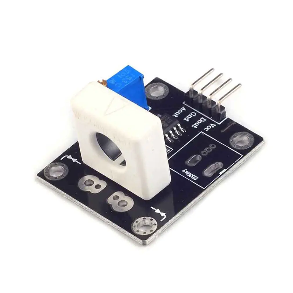 Wcs1800 Hall Current Sensor Module Adjustable 35A Short/Overcurrent Protection Module Ultra Small Hall Current Sensor Module