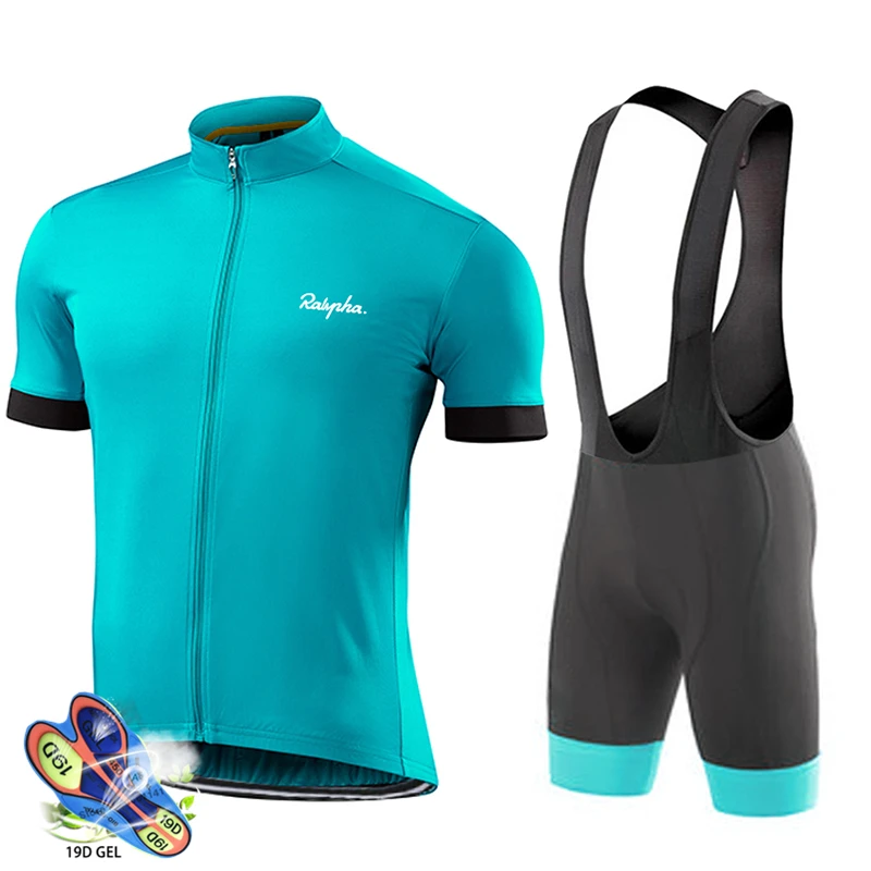 

Raphaful Pro Team Men Cycling Jersey Set 2020 Cycling Racing Bicycle Clothing Suit Breathable Sportwears Mountain Bike Clothes