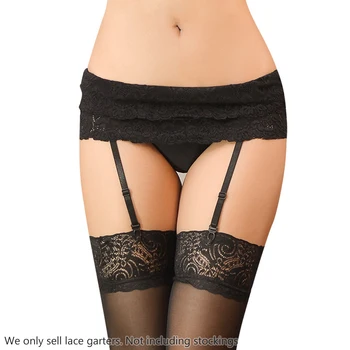 

1Pcs Fashion Sexy Suspenders Unisex Women's Sheer Lace Camisas Thigh-Highs Garter Belt For The Stockings Brace For Women