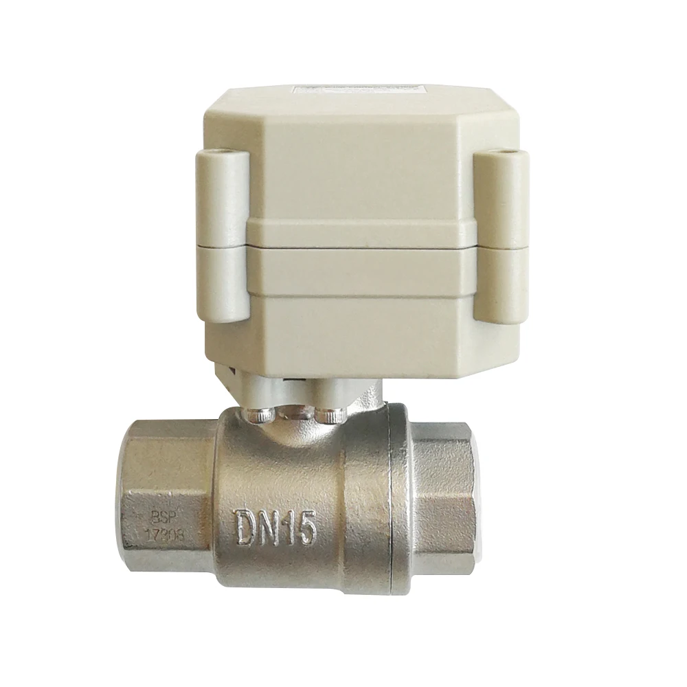 Цай вентилятор электрический шаровой кран 1/2 ''DC5V/12 V/24 V SS304 2/3/5 /7 провода