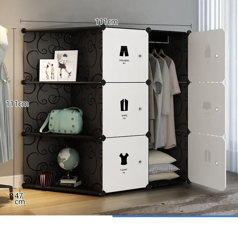 Chambre Yatak Odasi mobillya Almacenamiento Armario Armazenamento гардероб Mueble De Dormitorio шкаф для спальни мебель гардероб - Цвет: Version AL