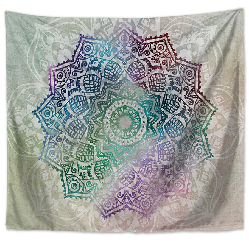 GT1109-2 Thregost полиэстер Настенный Гобелен Мандала Boho Psychedelic Хиппи гобелены фермерский дом колледж печать на ткани искусство - Цвет: GT1109-2
