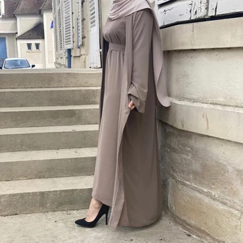 Kaftan Abaya Dubai Kimono Cardigan Turkey Islam Muslim Hijab Long Dress Abayas For Women Robe