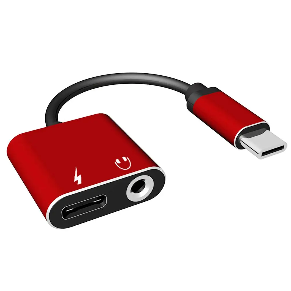 NO.2 Usb type C адаптер зарядное устройство аудио кабель 2 в 1 тип-c до 3,5 мм разъем для наушников вспомогательный конвертер Замена для Xiaomi - Цвет: NO.2