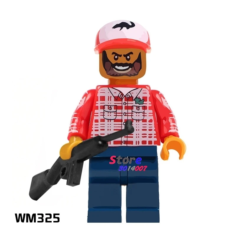 WM325 Одиночный поход в темницу Godmars Voltron Team Plawres Sanshiro Ghost Of Sparta Kratos Ultimate строительные блоки модели игрушки для комплектов - Цвет: WM325