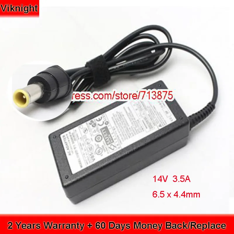 14 V 3.5A 49 W адаптер переменного тока для samsung BN44-00129C SAD04914F-UV 14 V 3.5A lcd СВЕТОДИОДНЫЙ монитор ноутбука