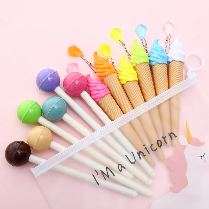 12 шт./компл.; красивый комплект одежды гелевая ручка Kawaii Унесенные призраками с изображением черного кота, офисные школьные Чехол для мобильного телефона в стиле "Bts аксессуар стационарный вещь Материал Карандаш Чехол сумка - Цвет: 24