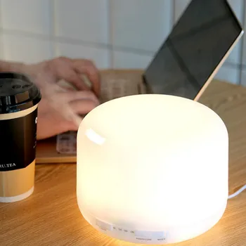

Ultrasonic Air Humidifier Essential Oil Diffuser With 7 Color Lights Electric Aromatherapy USB Humidifier Car Aroma Diffuser