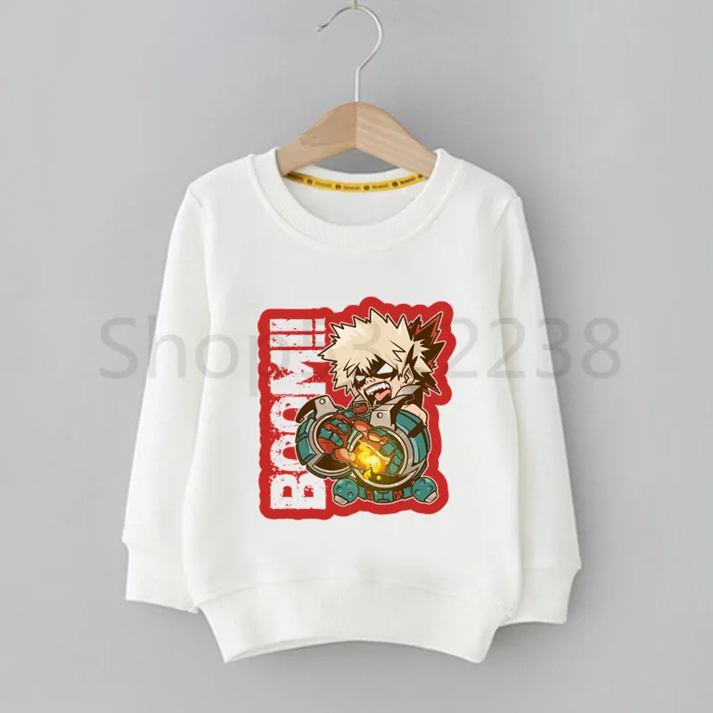 My Hero Academy Boku No Hero Academy Kids Miyazaki Hayao Kawaii/Детские толстовки с капюшоном и милым принтом; детская одежда