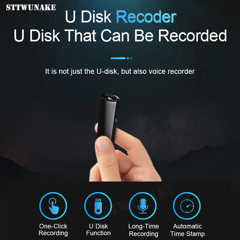

STTWUNAKE voice recorder flash Drive Dictaphone mini recorders audio pen sound usb professional digital micro sound