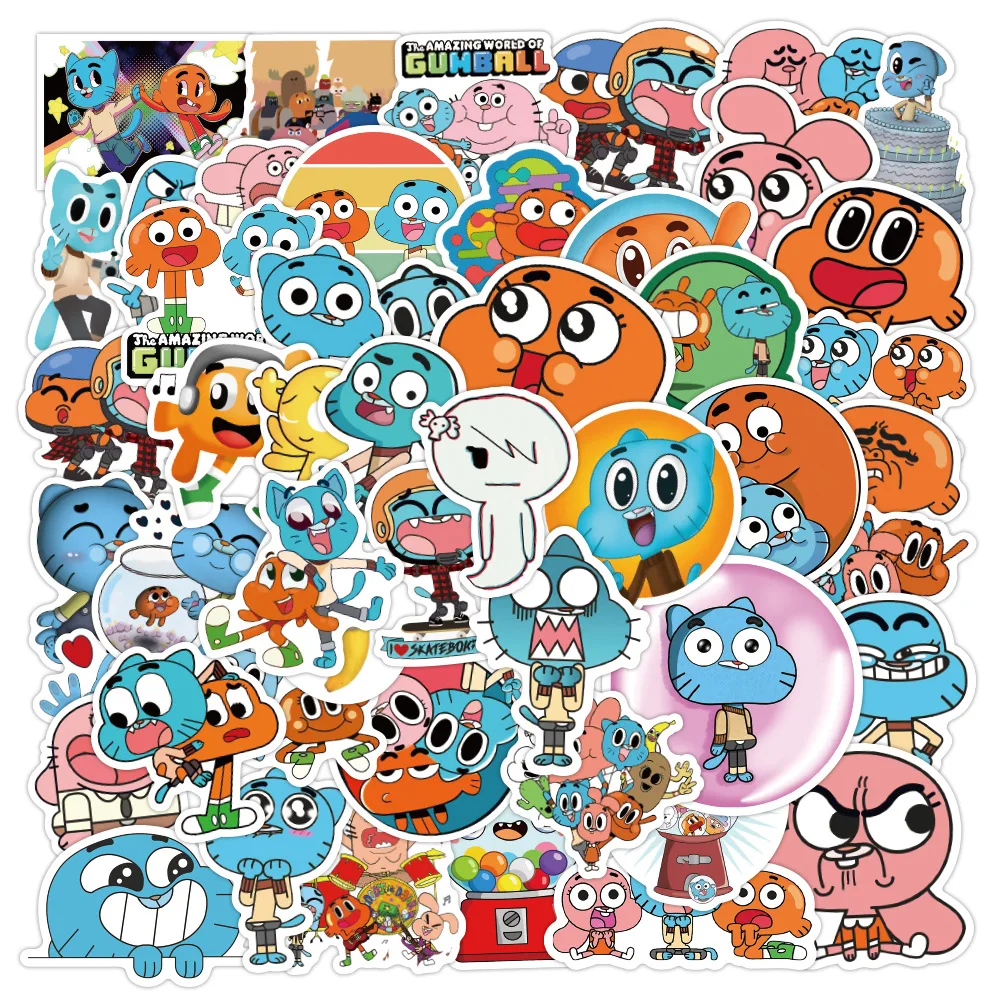 Cat Stickers 10/50pcs Classic Animation Cartoon Amazing Cat Sticker Decal for DIY Guitar Laptop Luggage Car Fridge