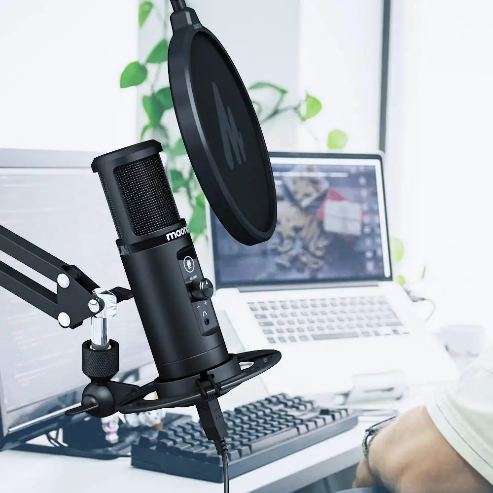 Микрофон MAONO PM422 профессиональный конденсаторный кардиоидный с кнопкой