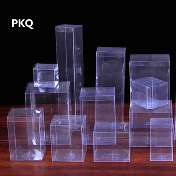 

30Pcs New Arrival PVC Packing Box Small Transparent Plastic Gift Boxes Retail Present Box Wedding Christmas Favor Box 10 sizes