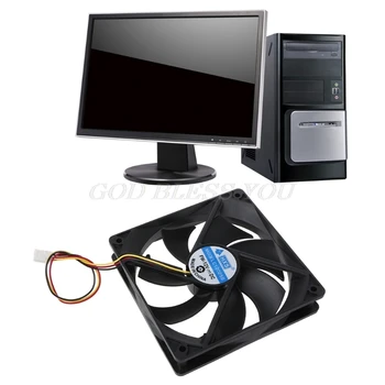 

120x120x25mm DC 12V 0.15A 3 Pin 7-Blade Computer Case Cooling Fan Cooler 12025 Drop Shipping