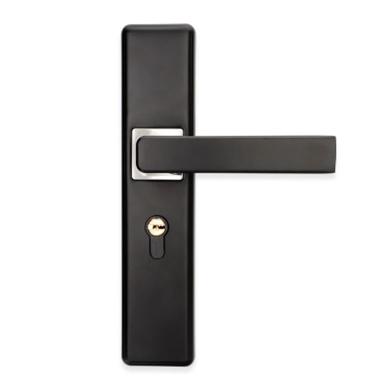 Aluminum Alloy Door Locks Continental Minimalist Bedroom Mute Cylinder Security Door Lock Interior-M25