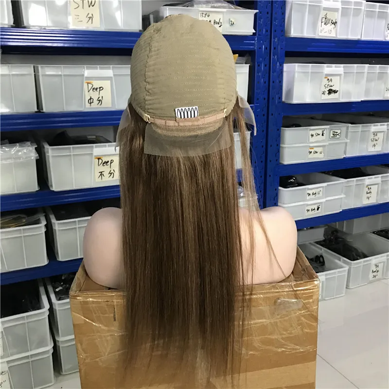 TD высокое соотношение 13x6 человеческие волосы парики 1"-24" Remy прямые волосы парики пианино цвет 13x6 Кружева передние парики P4/4T30 150 Плотность парик
