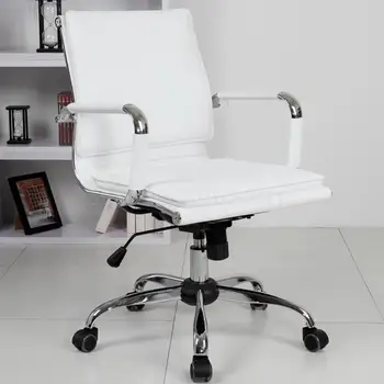 

Sprout Computer Chair Home Office Modern Simple Conference Rotary Chair Recreational Staff Bow-shaped Leather Chair