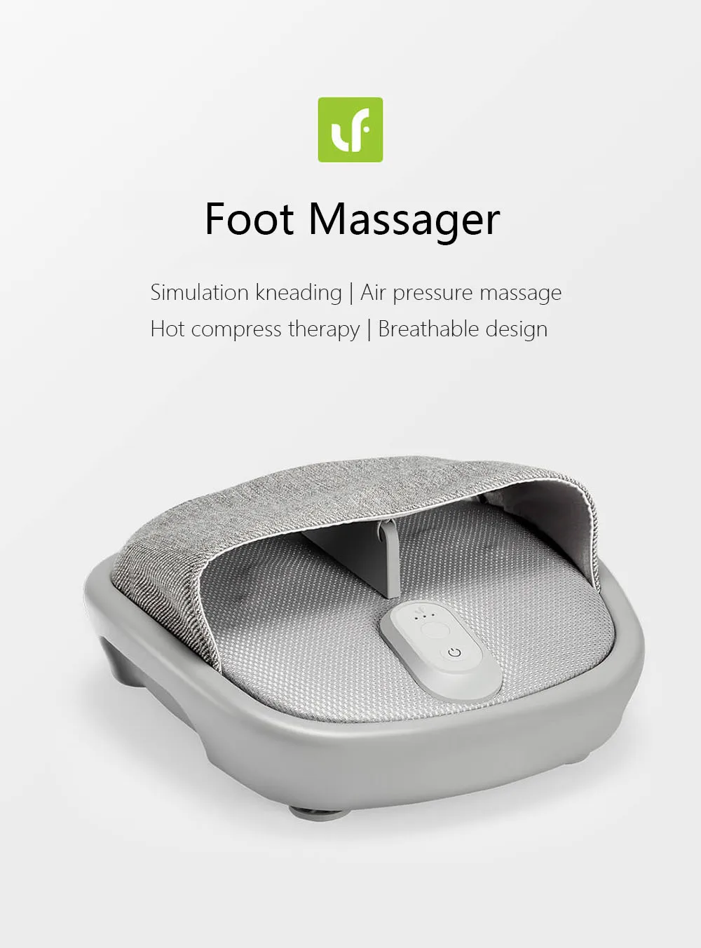 Лидер продаж, массажер для ног Xiaomi Mijia LERAVAN, массажер для расслабления тела, комфортный Электрический Автоматический нагрев, LF, Домашний Массажер
