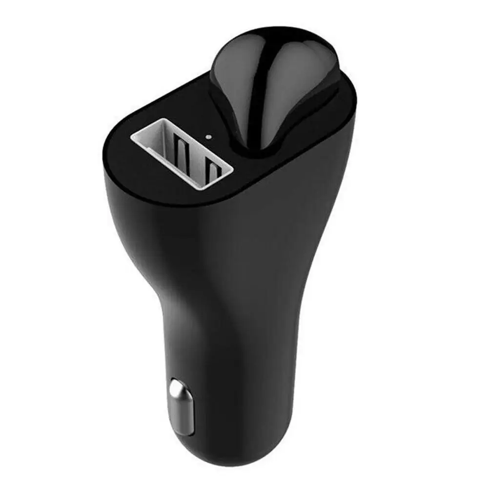 USB Автомобильное зарядное устройство Bluetooth гарнитура 2 в 1 Беспроводные 5,0 умные спортивные наушники на открытом воздухе