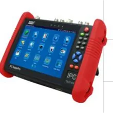 7 дюймов ЖК-дисплей Дисплей тестер систем Скрытого видеонаблюдения с дисплеем IP тестер аналоговых камер WI-FI Onvif POE IP PTZ Управление POE