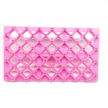 

Plastic Printing Biscuits Cake Cookies Cutter Fondant Lace Cake Decoration Petal Quilt Embosser Cutter Icing Mold Cake Tools