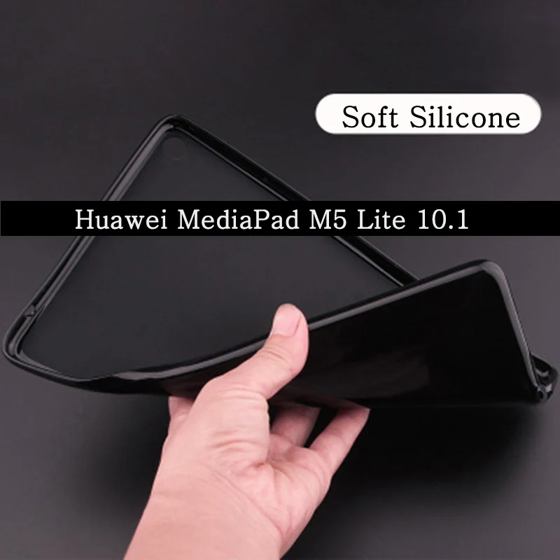 MediaPad M5 Lite Чехол-книжка с подставкой для huawei MediaPad M5 Lite 10 BAH2-W19 BAH2-L09 10,1 дюймов pu кожаный магнитный чехол с функцией автоматического пробуждения/сна смарт-чехол - Цвет: MediaPad M5 Lite