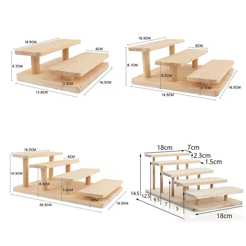 Nature Wooden Sunglasses Jewelry Organizer Box Storage Tray Display Stand Myopia Spectacle Frame Spectacle Glasses Store Decor