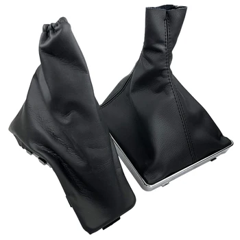 

Gear Shift Knob Lever Stick Gaiter Boot Handbrake Grips Car Anti Slip Parking Hand Brake Boot Pen Handle Cover For Opel ASTRA H
