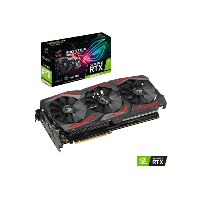 Видеокарта Asus PCI-E ROG-STRIX-RTX2060S-A8G-GAMING NV RTX2060SUPER 8192Mb 256b GDDR6 1500/14000/HDM