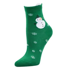 Christmas Casual Work Lovely New Business Socks Santa Claus Christmas Elk Printed Medium Sports Socks Girls Boys Socks 19Oct09