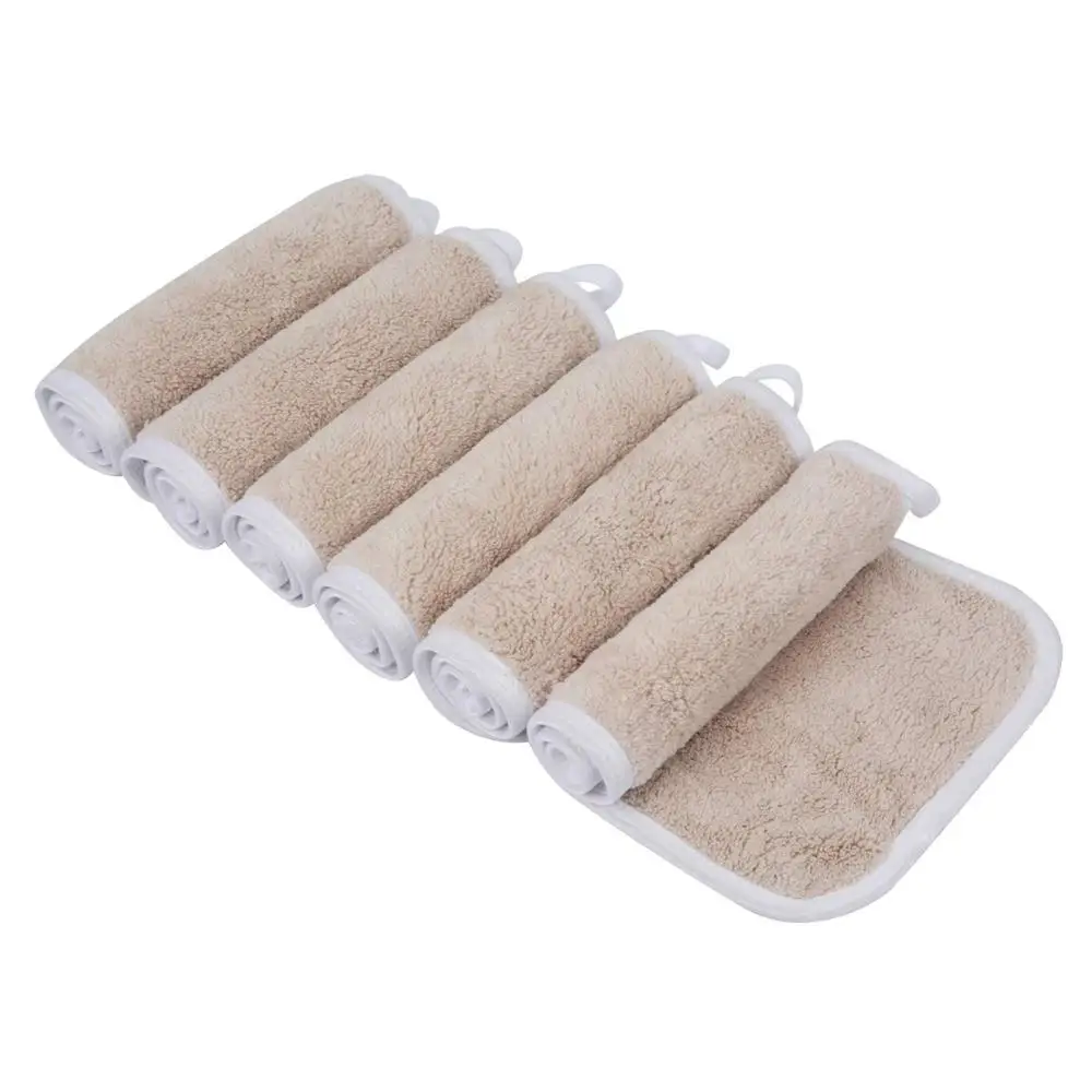 6 Pack 15cmx30cm Microfiber Makeup Remover Cloth Pads Make-up Remover Face Cloth Washable Face Cloths