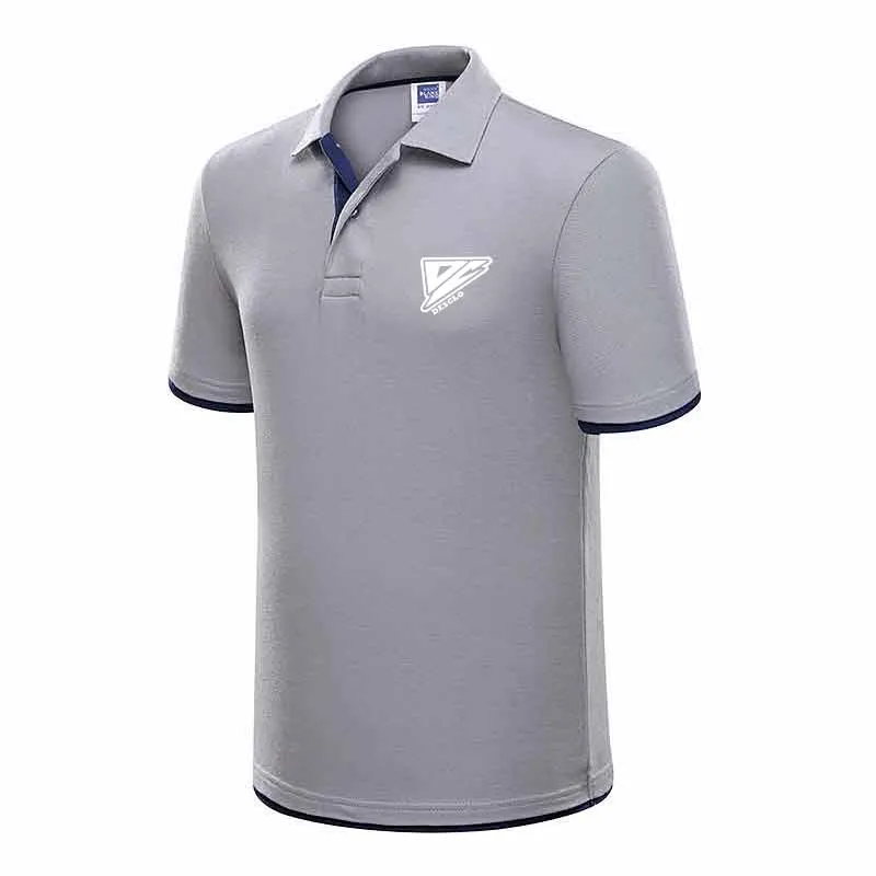 Mens Polo Black and white triangle Shirt 2019 New Summer Short Sleeve Turn-over Collar Slim Tops Casual Breathable Solid Color B Mens Polo Black and white triangle Shirt 2019 New Summer Short Sleeve Turn-over Collar Slim Tops Casual Breathable Solid Color B