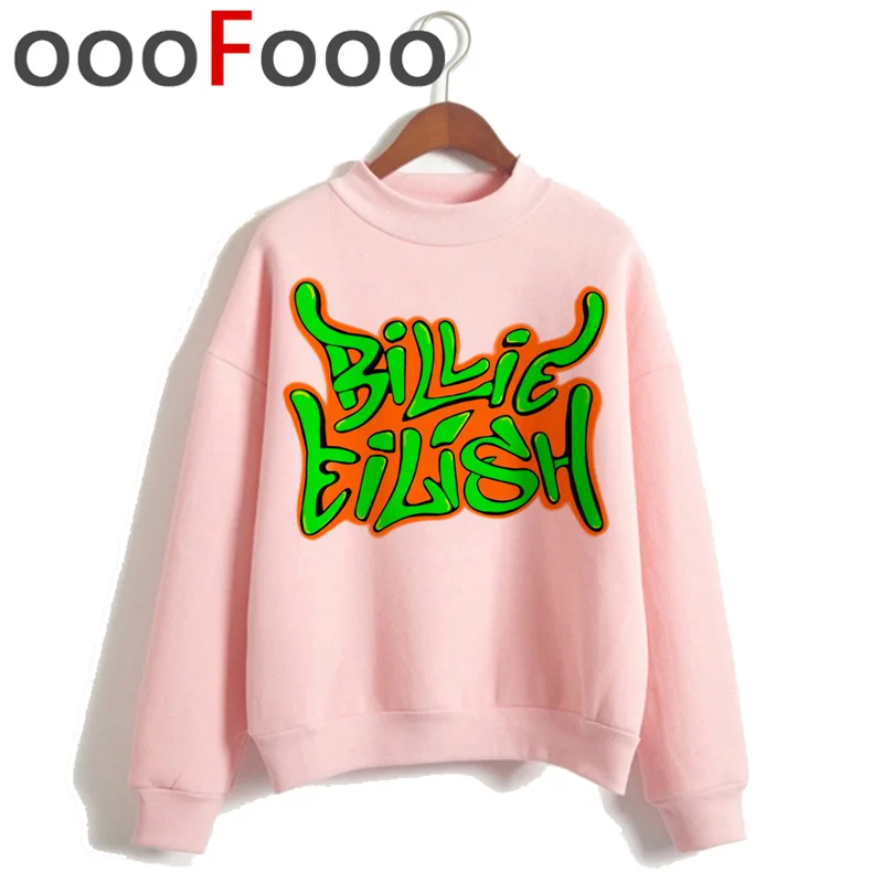 Billie Eilish Bad Guy Harajuku толстовки для женщин Ullzang хип хоп Забавный мультфильм толстовка 90s Эстетическая теплая уличная толстовка женская - Цвет: H4297