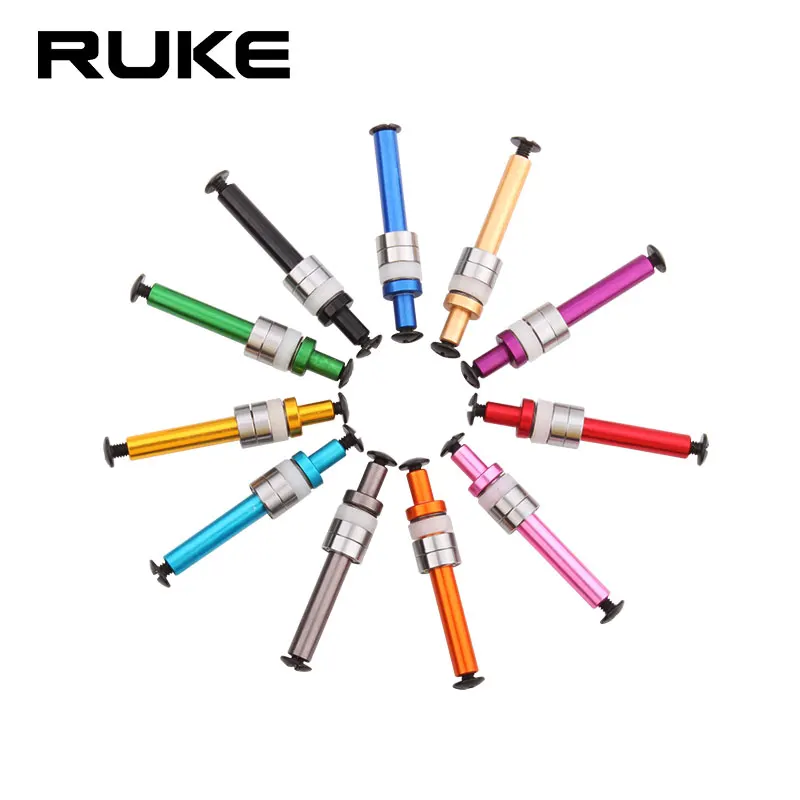 RUKE Fishing Reel Accessory Shaft Pin Kit For Knob Of Fishing Reel Diameter 4mm Length 26.5mm Spinning handle With 2pcs Bearings