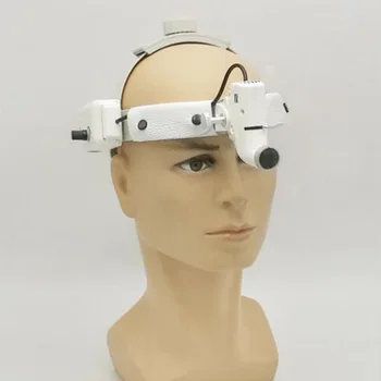 medical led light loupe magnifier head lamp adjustable high intensity operation chargeable dental headlamp surgical headlight 2