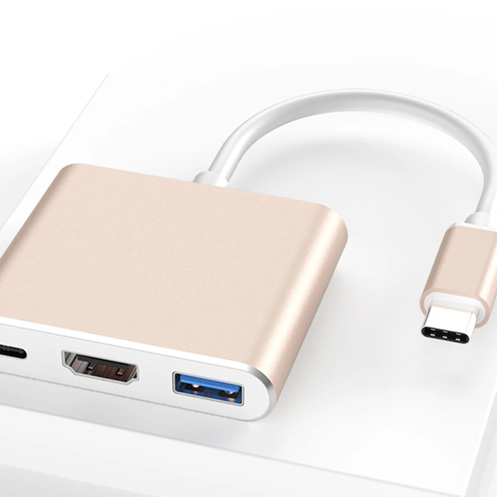 USB C концентратор тип-c к VGA USB3.0 PD зарядный адаптер ноутбук кабель конвертер док-станция