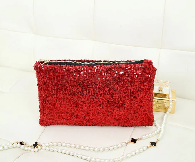 Икр, с модными пайетками блеск косметический сумки мульти Цвет блестками сумочка, косметичка для макияжа Для женщин Русалка сумки-клатчи для вечеринок и путешествий