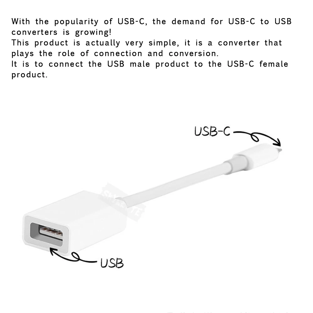 Компьютер ноутбук планшет телефон с функцией OTG type-C к USB 3,0 адаптер USB-C к USB 3,0 OTG конвертер USB-C к USB OTG адаптация