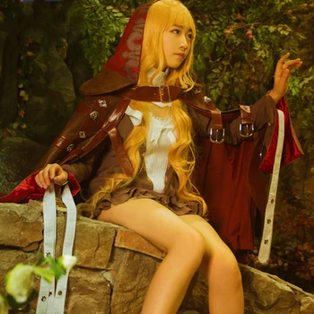 

Hot Anime Game Sinoalice Violent Little Red Riding Hood Cosplay Custume Full Set For Halloween Carnival Red Riding Hood Clothes