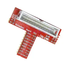 Raspberry pie Raspberry Pi B + Accessories T type GPIO expansion board + Raspberry pi 40P cable element14 pi face digital i o expansion board for raspberry pi green