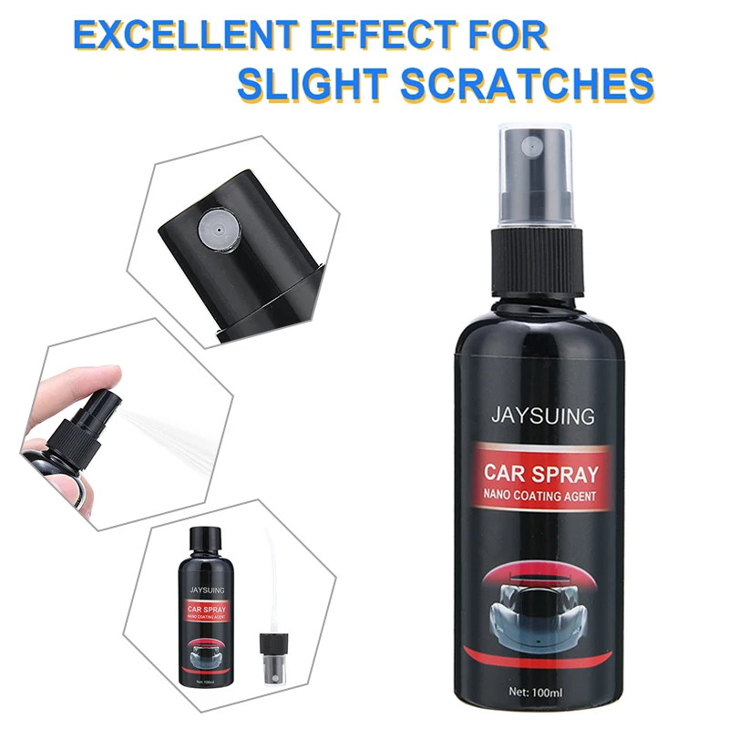 

For Car Scratch Remover 1pc 100ml Car Nano Repairing Spray Car Liquid Coating Nano Hydrophobic Polish Paint Wax Sprays