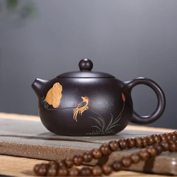 

Undressed ore mud handpainted beauty teapot zisha kettle
